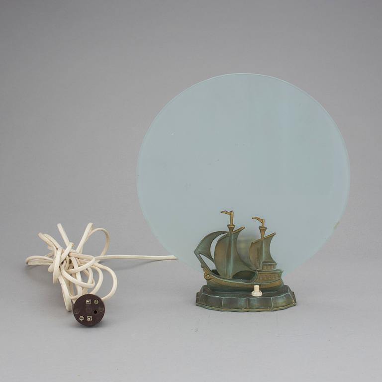 BORDSLAMPA, Art Déco, 1900-talets första hälft.