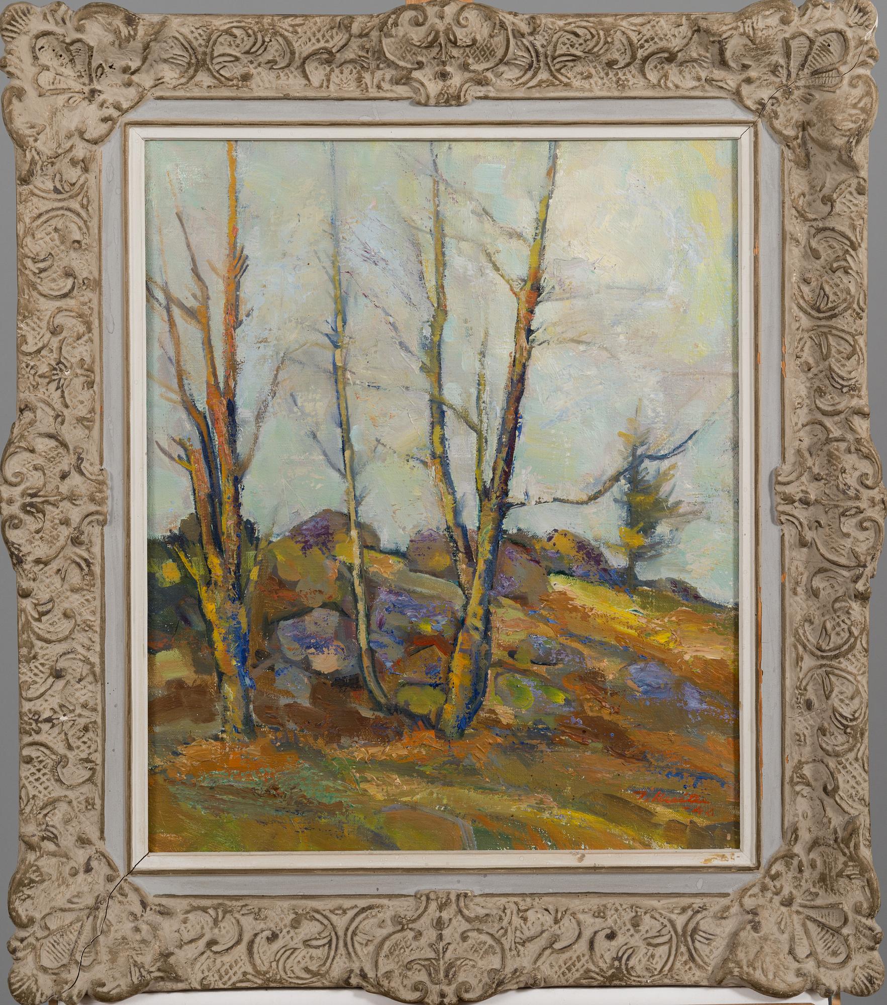 ILMARI HUITTI, oil on canvas, signed and dated-46.