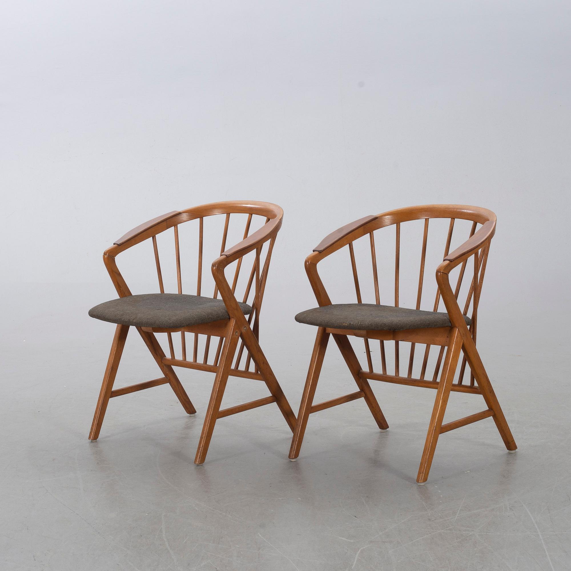 BENGT RUDA, karmstolar ett par "Sierra"  IKEA, 1950-/60-tal.