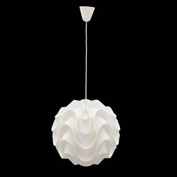 LE KLINT, a plastic '172' pendant light, Denmark.