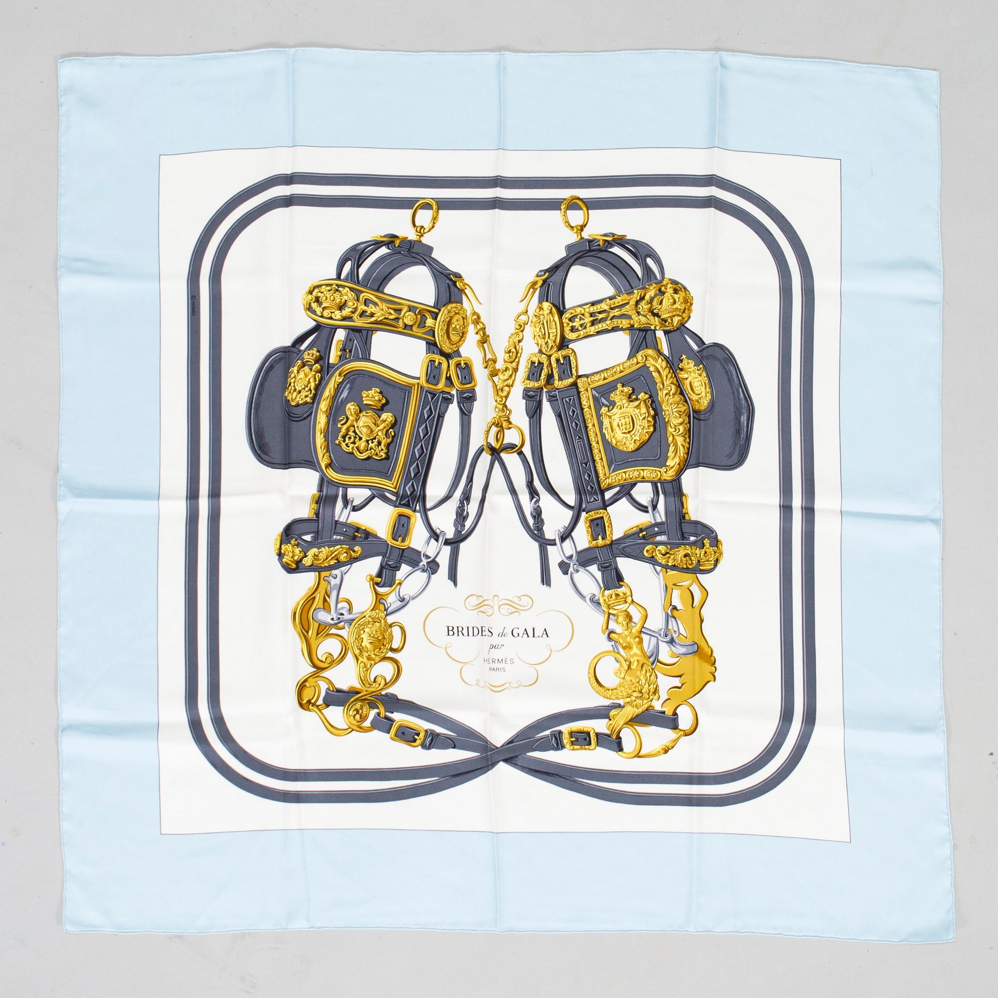 Hermès, "Brides de gala" scarf.