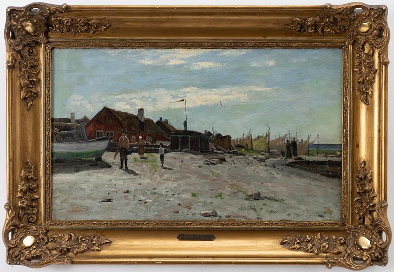 Carl Skånberg, Fishing village.