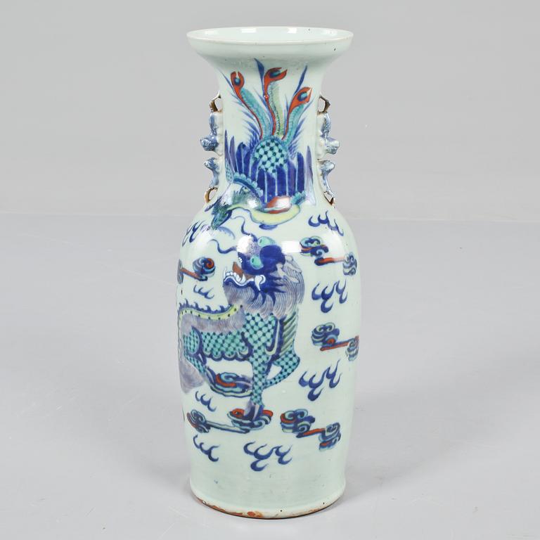 GOLVVAS, porslin, Kina, 1800-tal.
