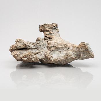A Scholar's rock on hardwood stand, China, 20th century.