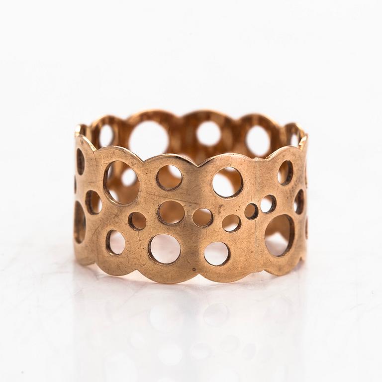 Liisa Vitali, a 14K gold 'Lace', RingWesterback, Helsinki 1973.