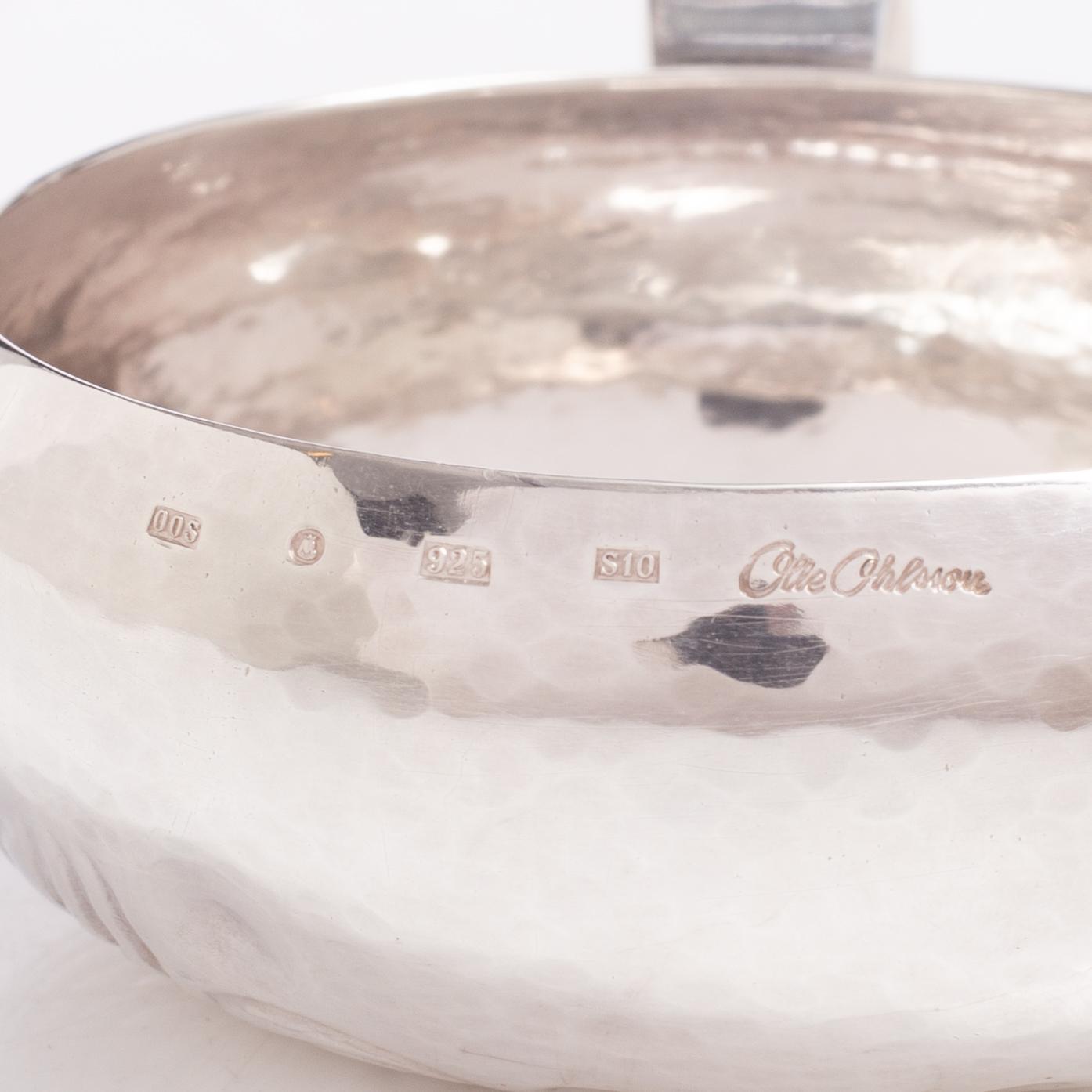 Olle Ohlsson, Tasse a vin, silver, Olle Ohlsson Silversmide, Stockholm 1992.