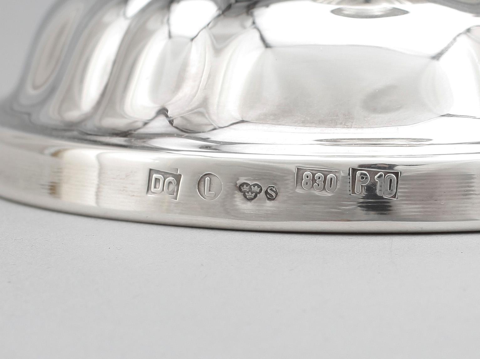 LJUSSTAKAR, ett par, Dacapo silver, Linköping, 1989.