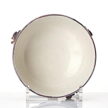 A Swedish Marieberg faience bowl, period of Ehrenreich (1758-66).