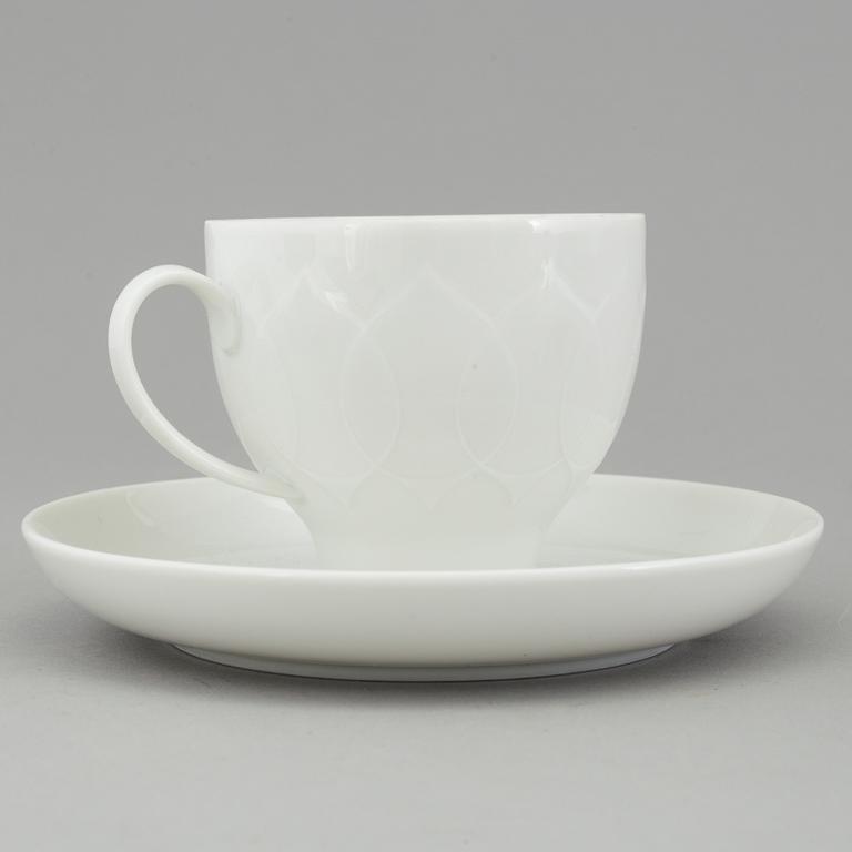 BJÖRN WIINBLAD, a 45 part set of "Lotus" tableware by Rosenthal.