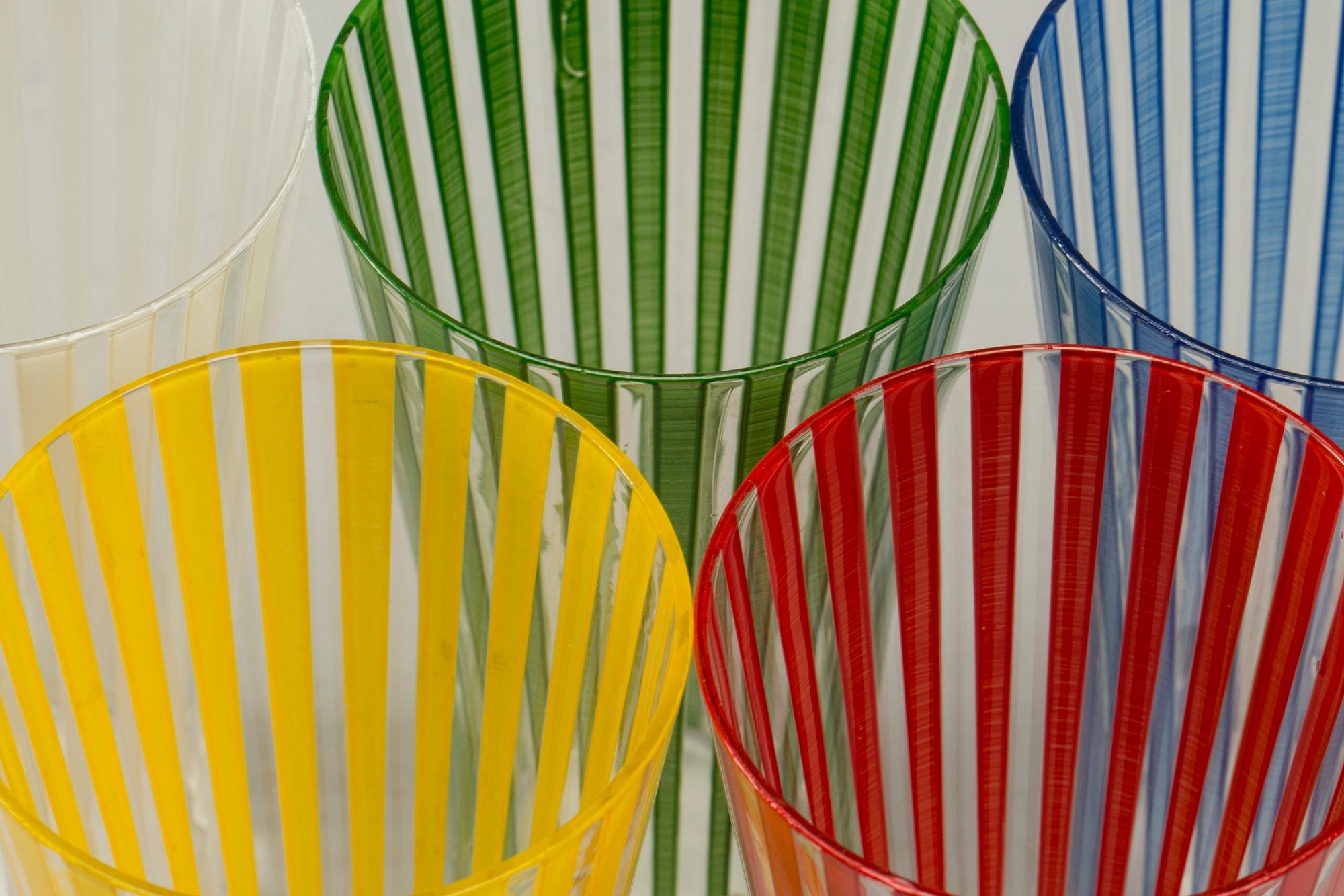 GLAS, 5 st, "Strikt", Bengt Orup, Johansfors.