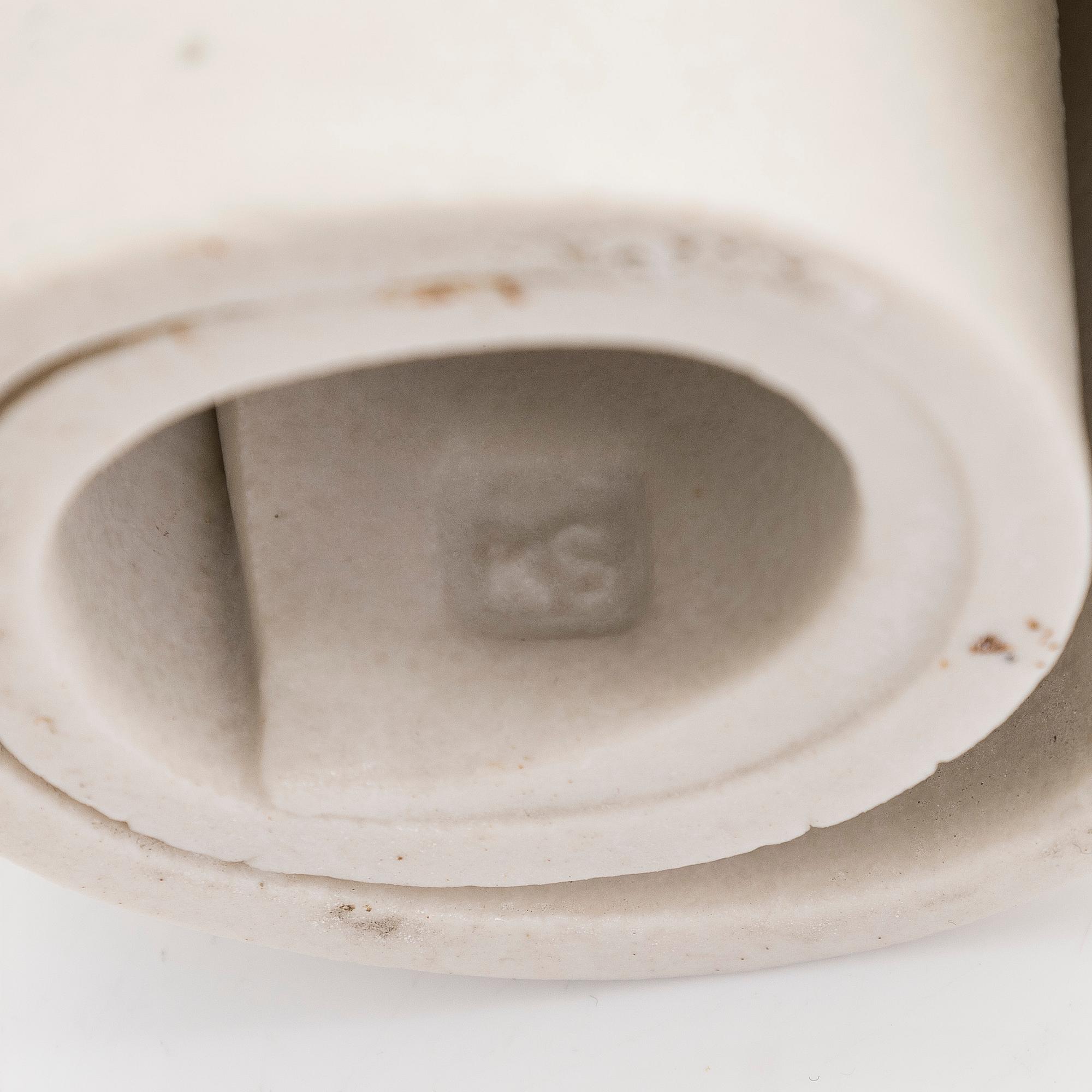 Kyllikki Salmenhaara, five stoneware ' Winding' sculptures signed KS.