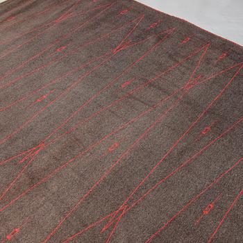 Aappo Härkönen, A 1960s flatware rug 'Trilli' manufacturer  Mattokutomo Oy, Finland. Circa 260x155 cm.