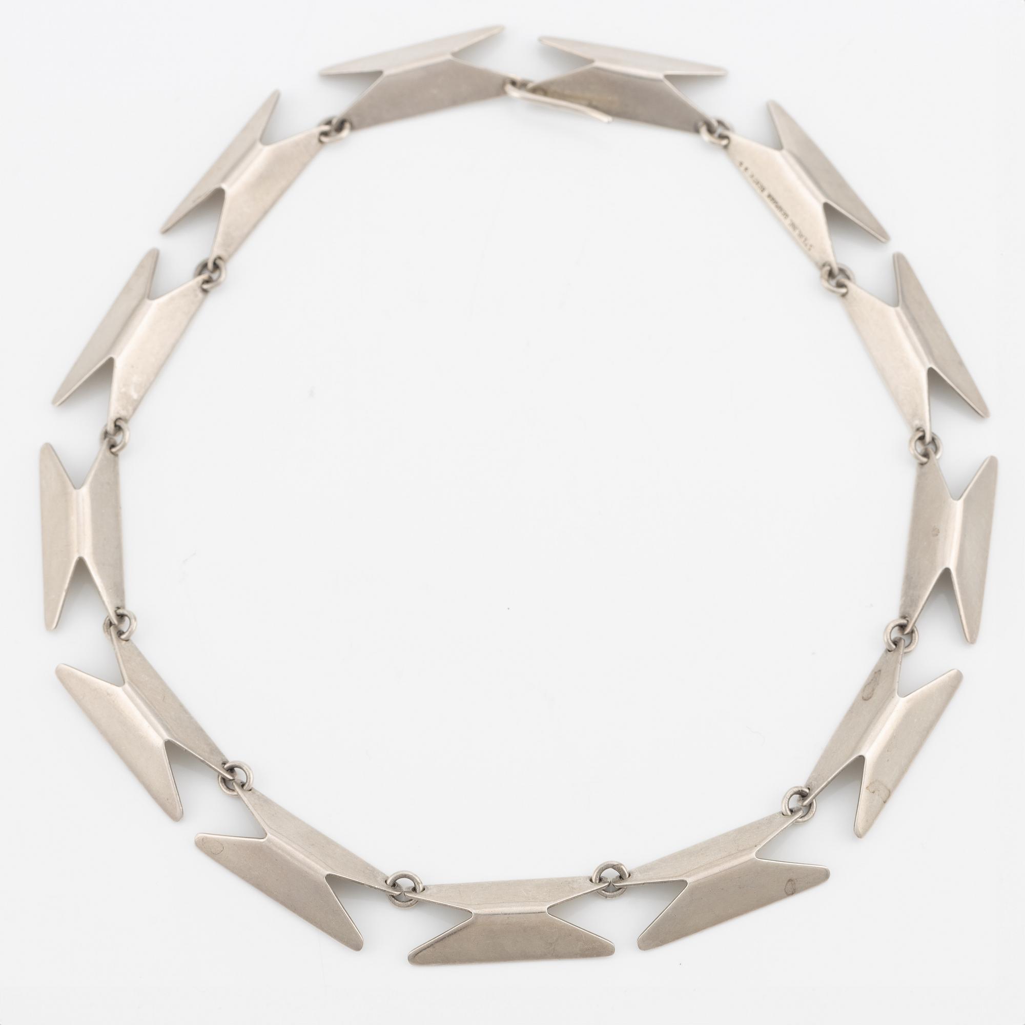 Bent Knudsen, a necklace, sterling silver, Denmark.