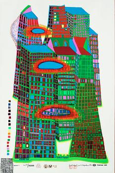 68. Friedensreich Hundertwasser, "Good Morning City - Bleeding Town".