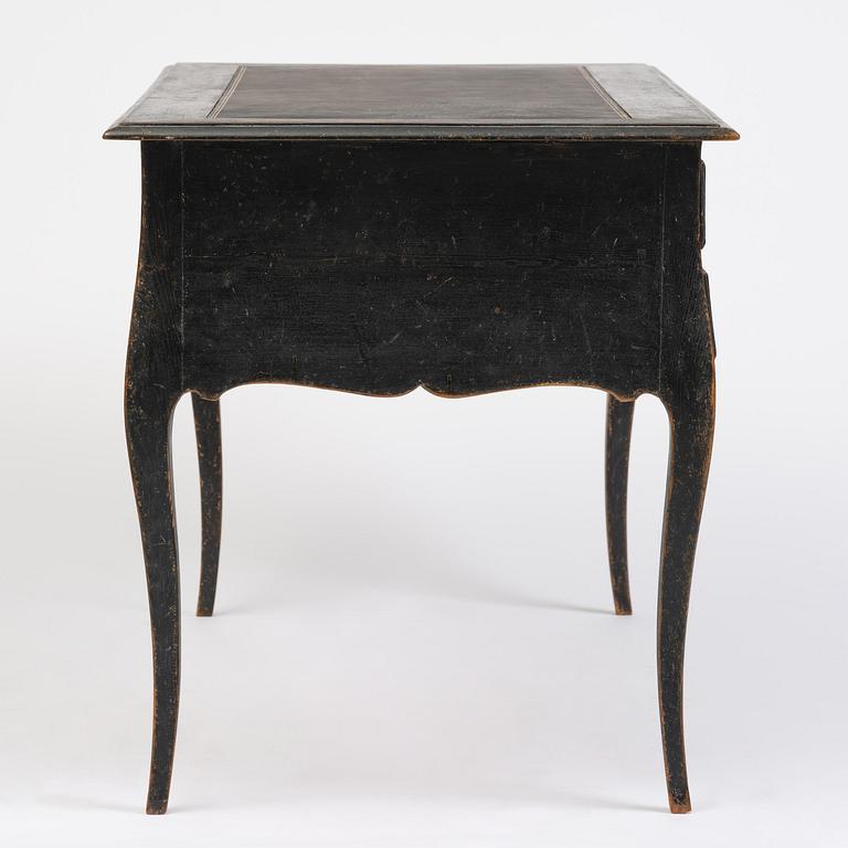 A Swedish rococo desk by L. Bolin (master in Stockholm 1759-1801).