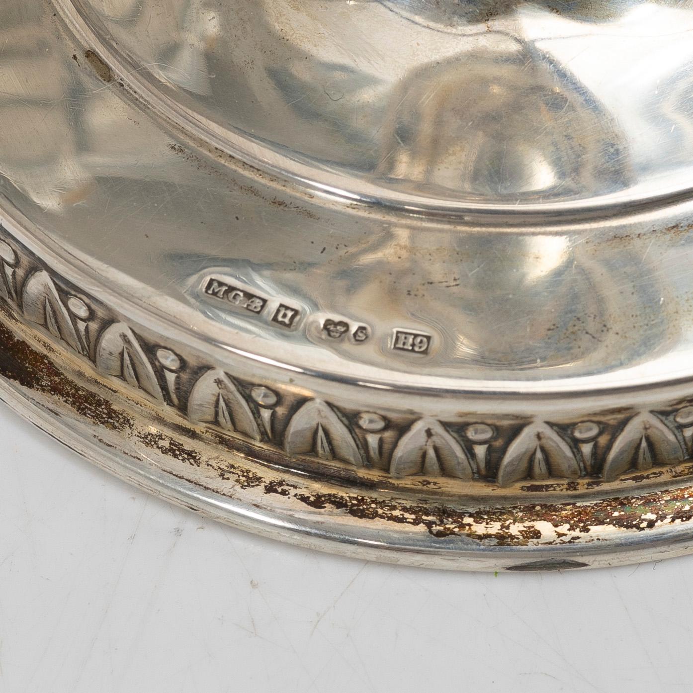 Markströms Guldsmeds Ab, Candelsticks, a pair, silver, Uppsala 1958.