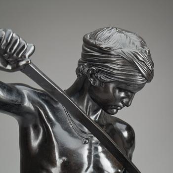 Jean Antonin Marius Mercié, "David vainqueur" (= The winner David).