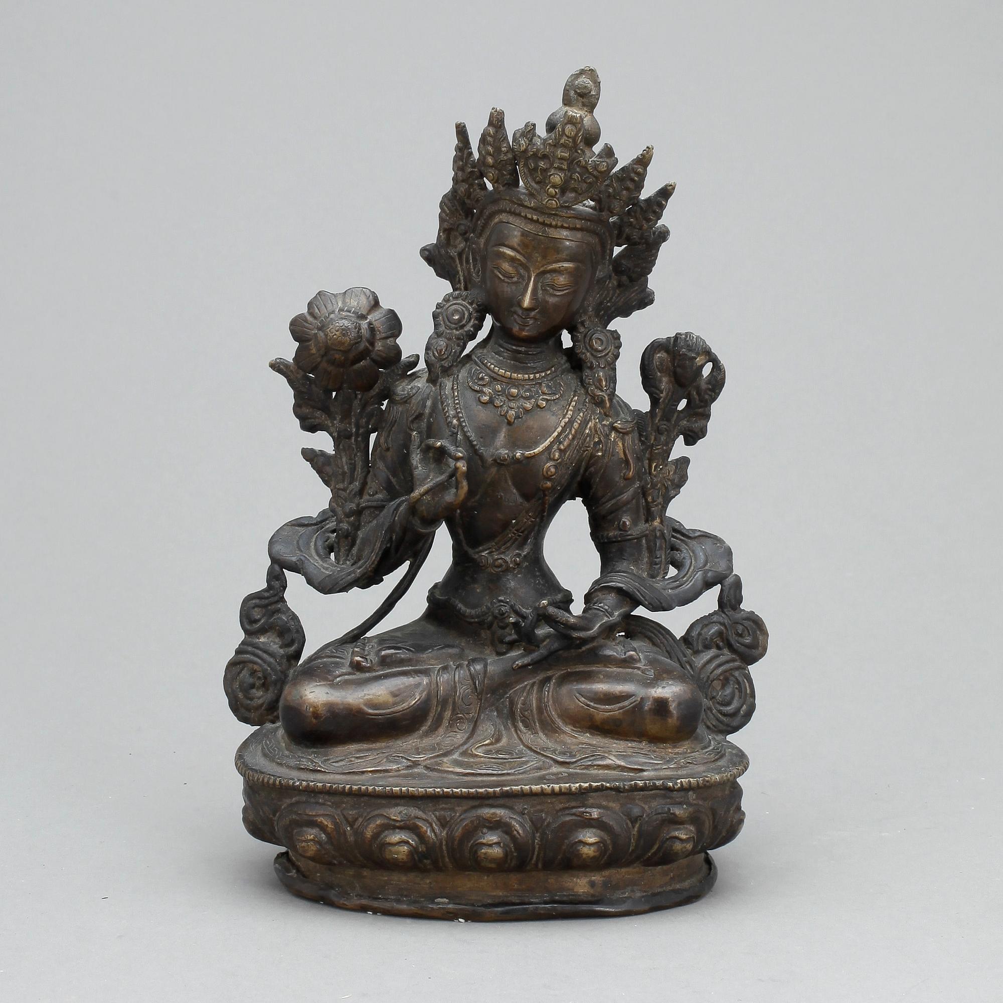 BUDDHA, brons, Sydostasien.