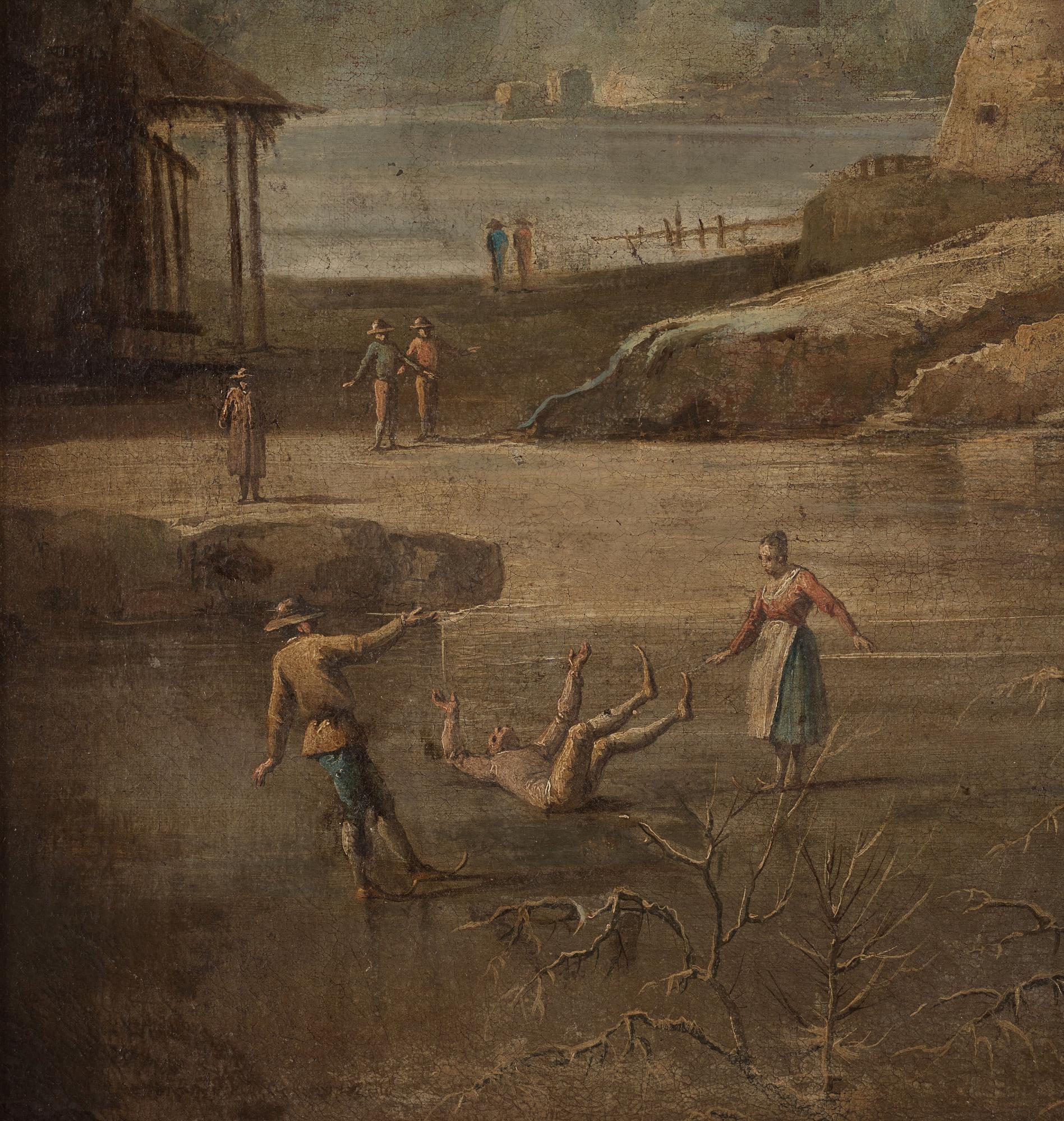 Hendrick Avercamp Hans art, Skridskoåkare.
