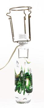 BORDSLAMPA, glas, Vicke Lindstrand, Kosta.