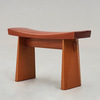 HANS KEMPE & LARS-ERIK LJUNGLÖF, a stool, "HI 8", executed by cabinet maker David Sjölinder for  The HI-group in 1960.