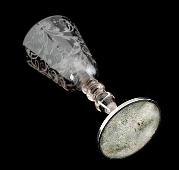 POKALGLAS, omkring 1800.