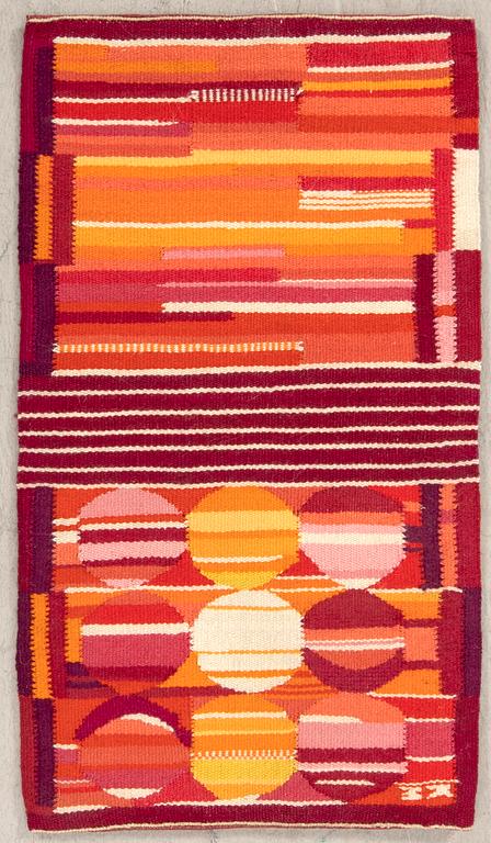 Kerstin Mauritzon,  vävnad gobelängteknik signerad, ca 28x49 cm.