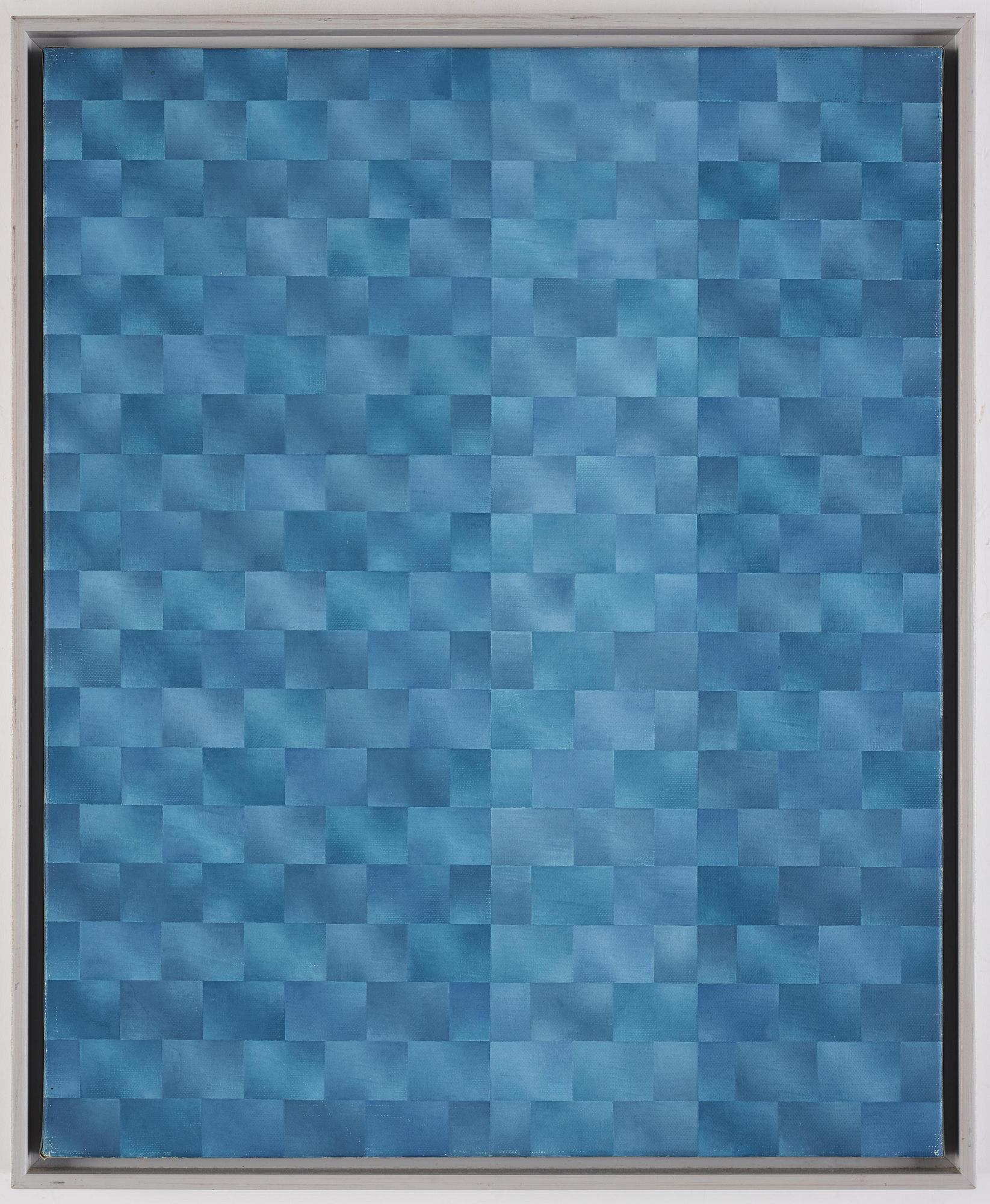 Barbro Östlihn, "XXI Mur Bleu avec Bande".