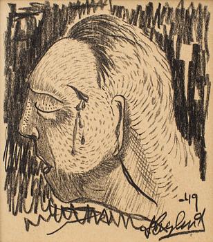 LARS ENGLUND, Pencil, 2, signed andc dated -49.