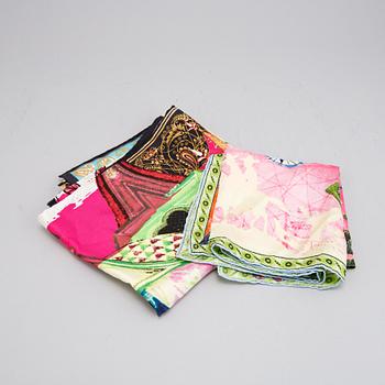Christian Lacroix, two silk scarves.
