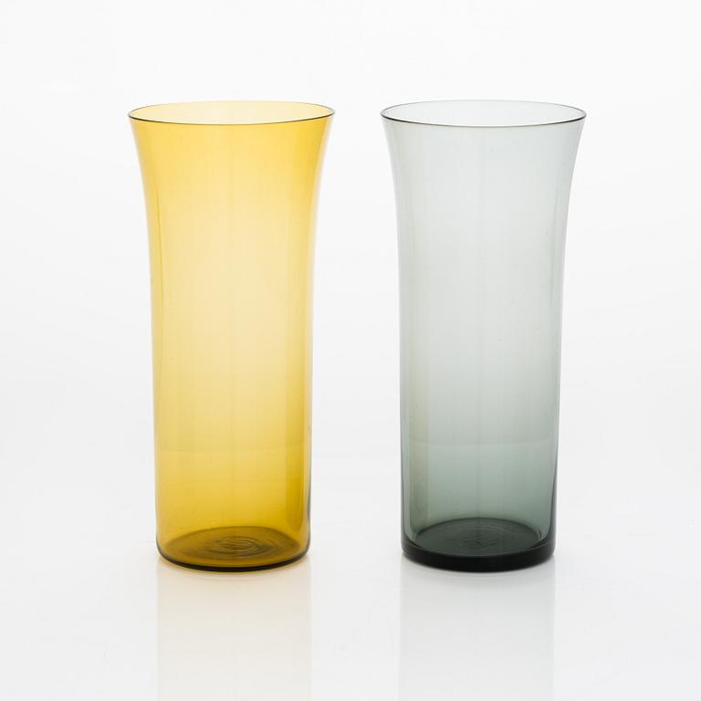 Kaj Franck, a 11-piece set of juice glasses, Nuutajärvi 1958-63.