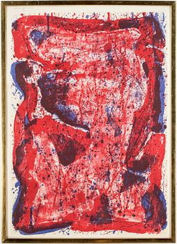 Sam Francis · SAM FRANCIS, färglitografi, signerad och numrerad 8/75