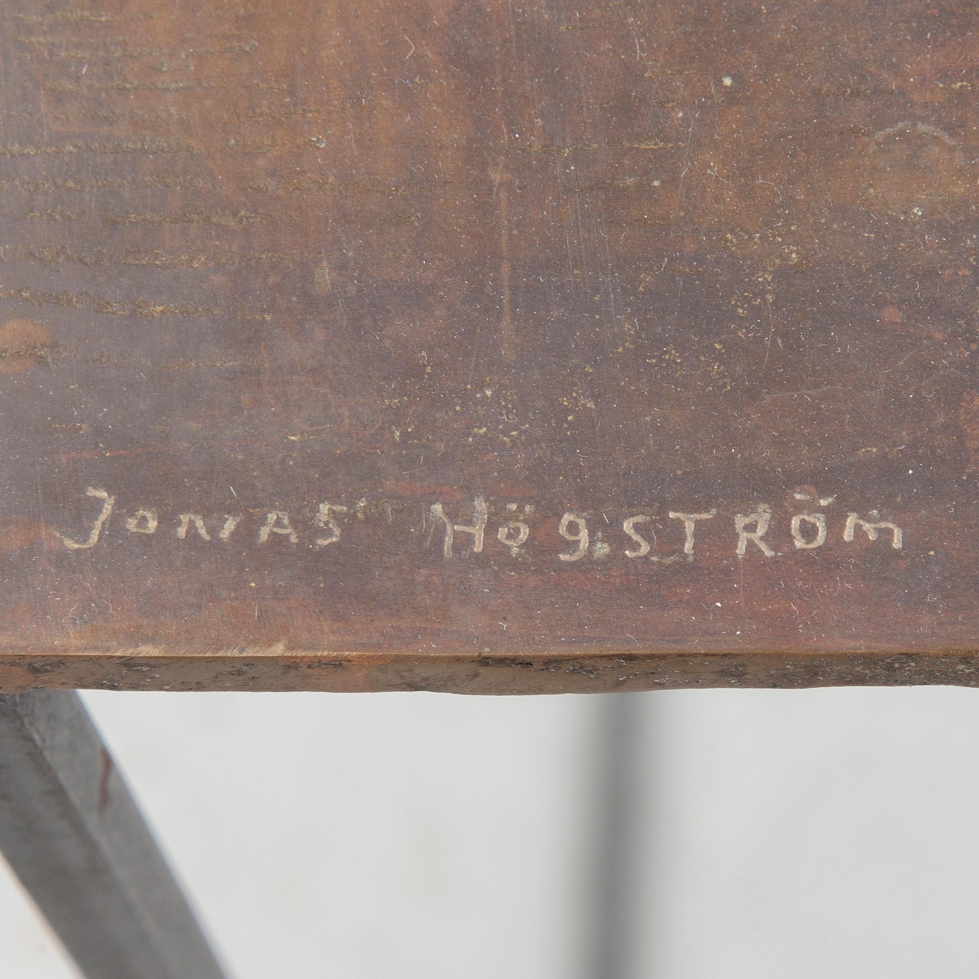 JONAS HÖGSTRÖM, sculpture, bronze, signed Jonas Högström.