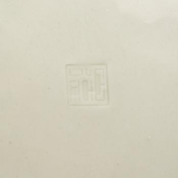 Plate and vase, Famille Verte, China, early 20th century.
