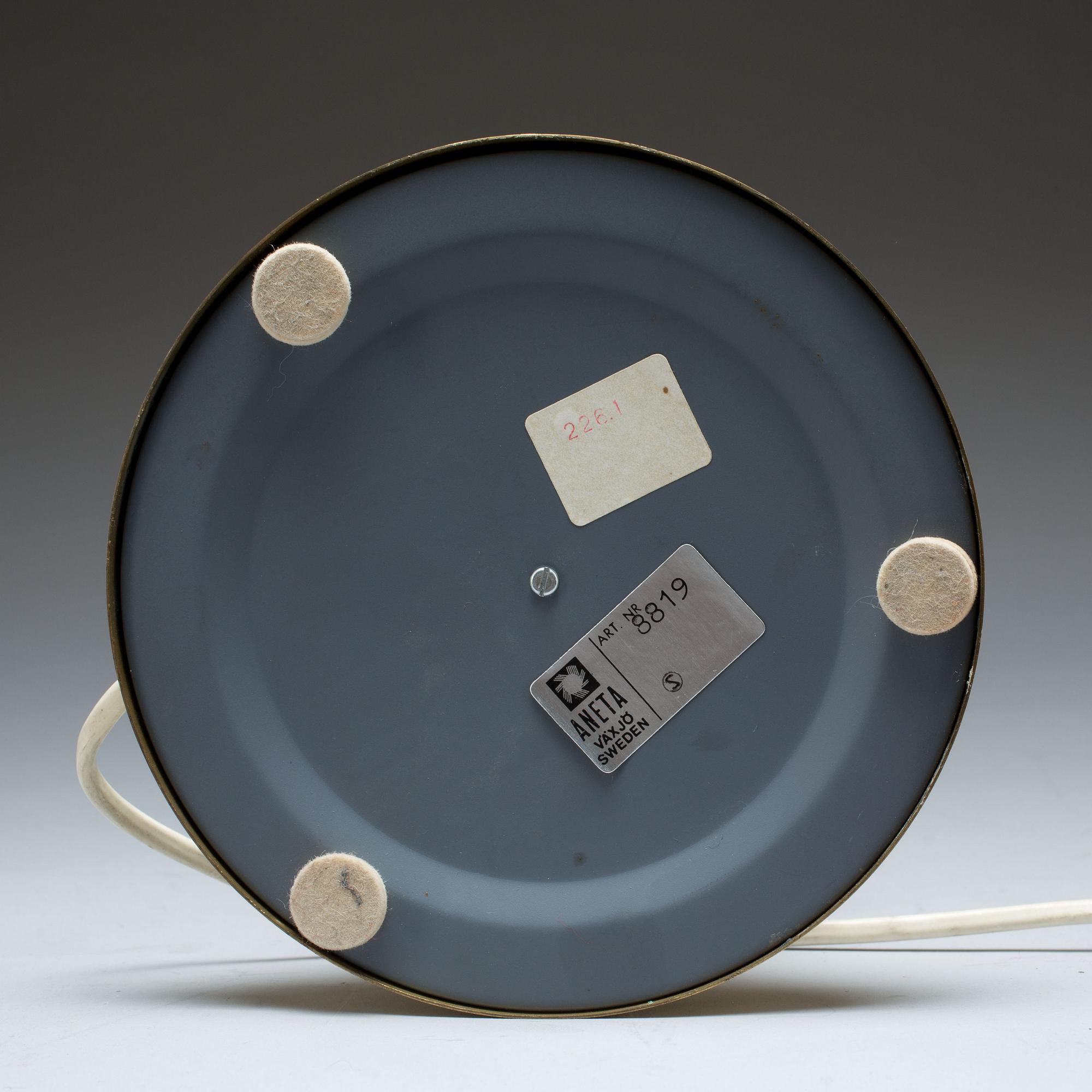 BORDSLAMPA. "ANETA", 1960/70.