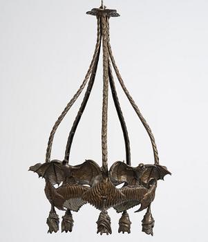 Arvid Böhlmarks Lampfabrik, monumental takkrona, modell "5026", Stockholm, Jugend, 1910-tal.