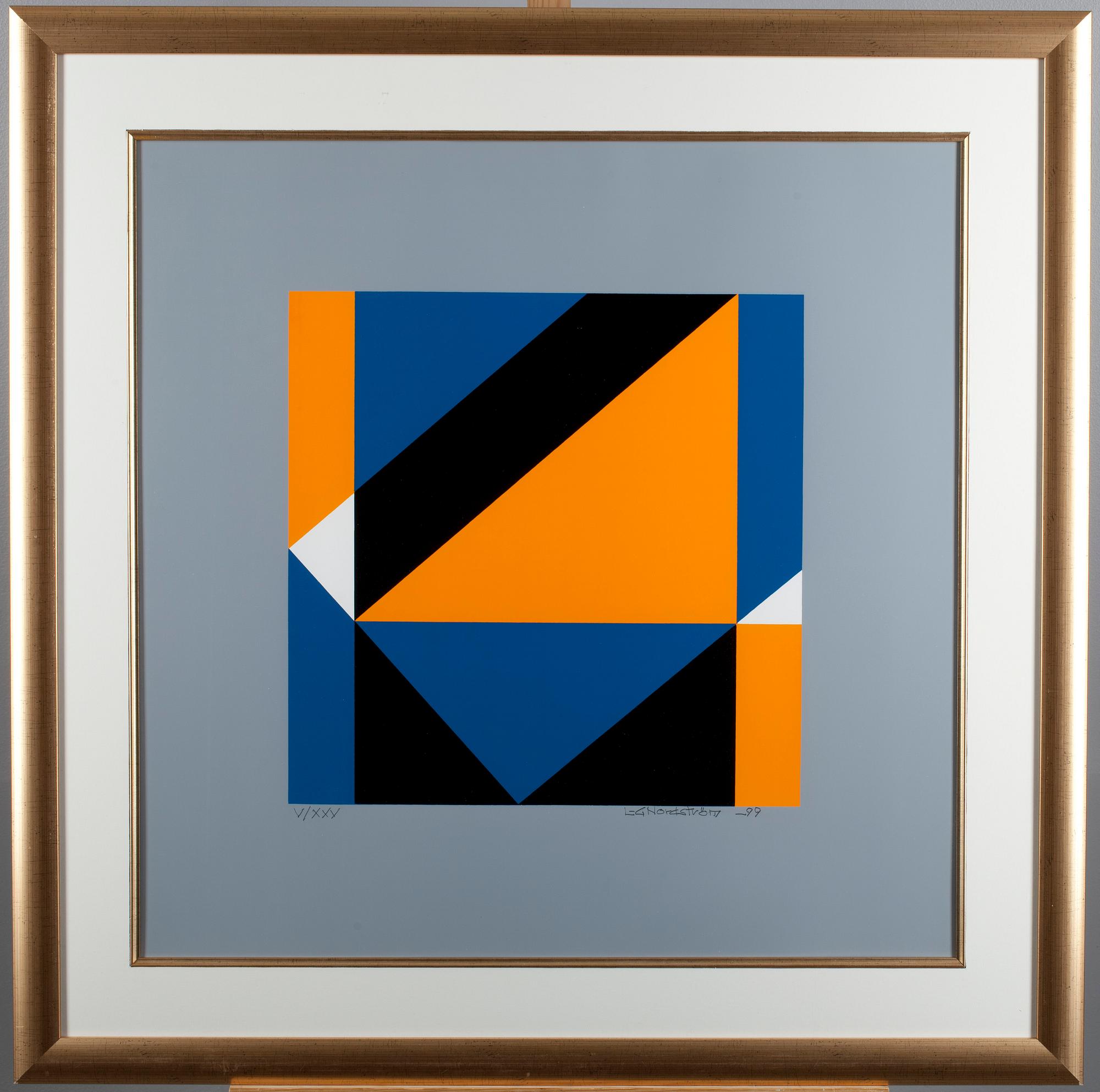 LARS GUNNAR NORDSTRÖM, serigrafi, signerad och daterad -99, numrerad V/XXX.