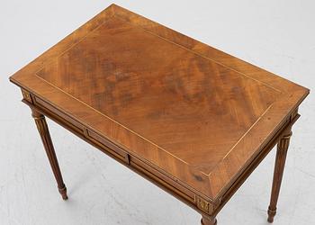 A seven-piece seating group, Louis XVI style, early 20th Century.