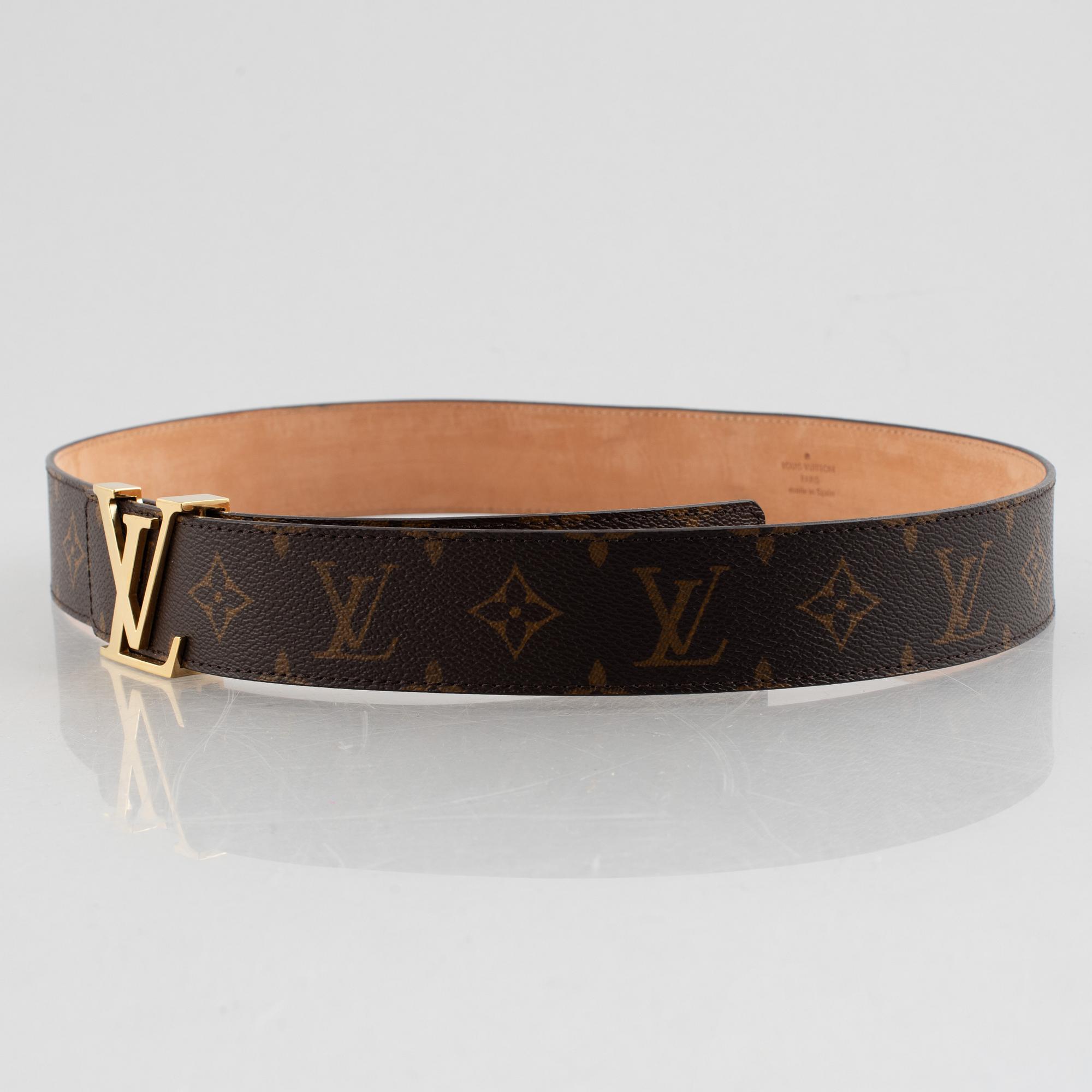 Louis Vuitton, belt, "LV Initiales", size 95, 2008.