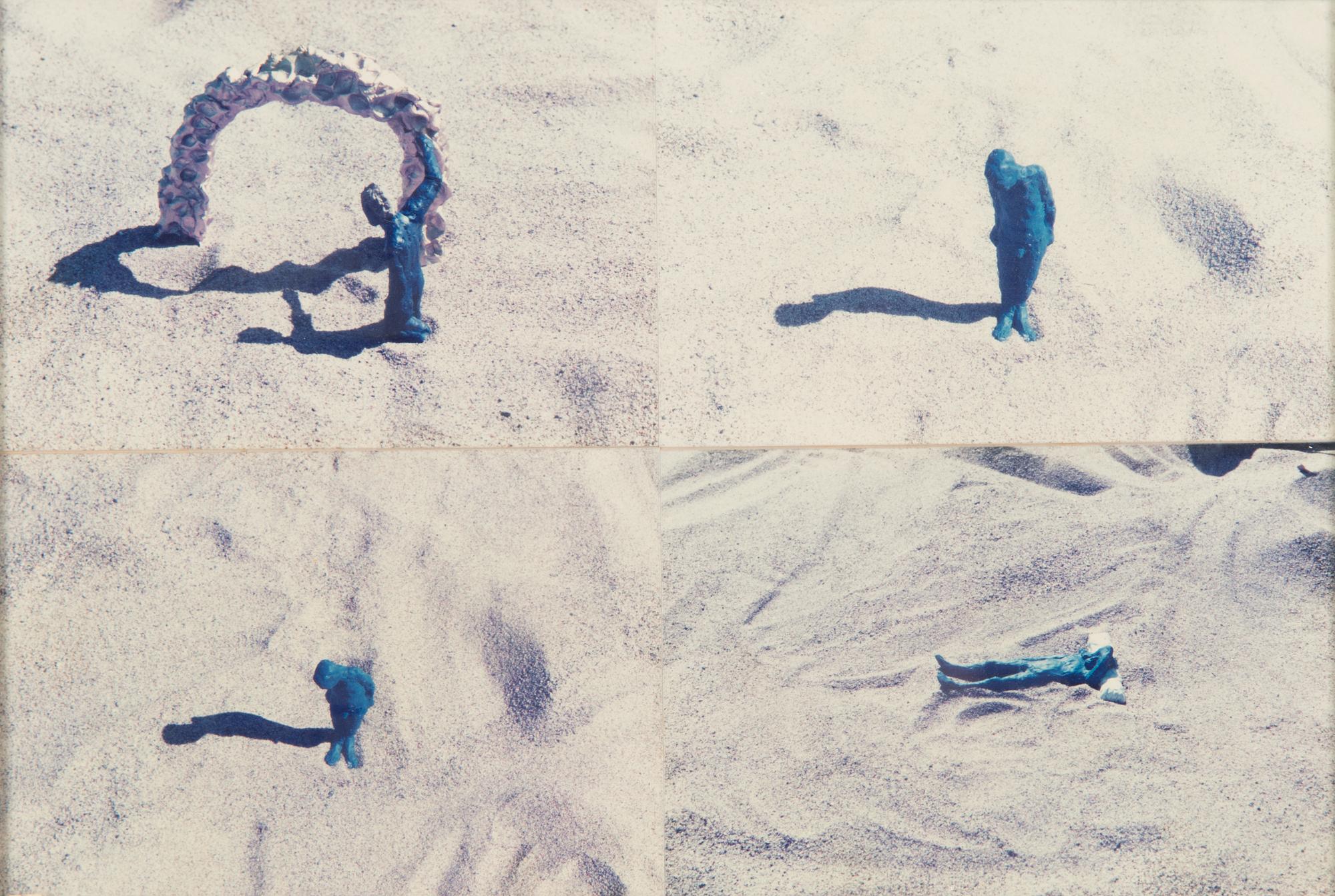 Risto Suomi, photograph polyptych, four parts, a tergo signed.
