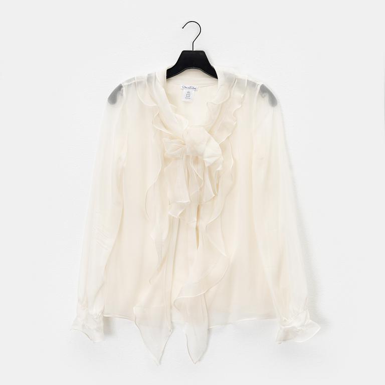 Oscar de la Renta, blus, storlek 2.