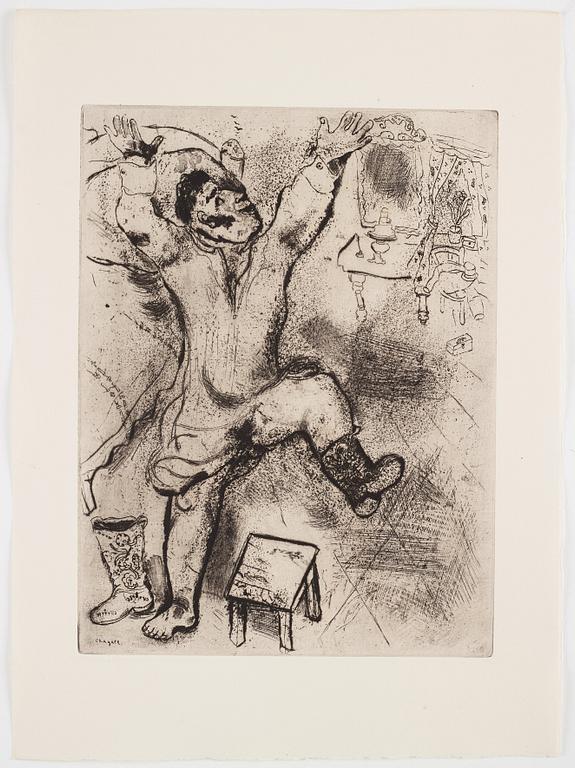 Marc Chagall, MARC CHAGALL, 71 etchings from the edition of 285 examples on Arches/MBM/J. Perrigot paper, 1923-1948.