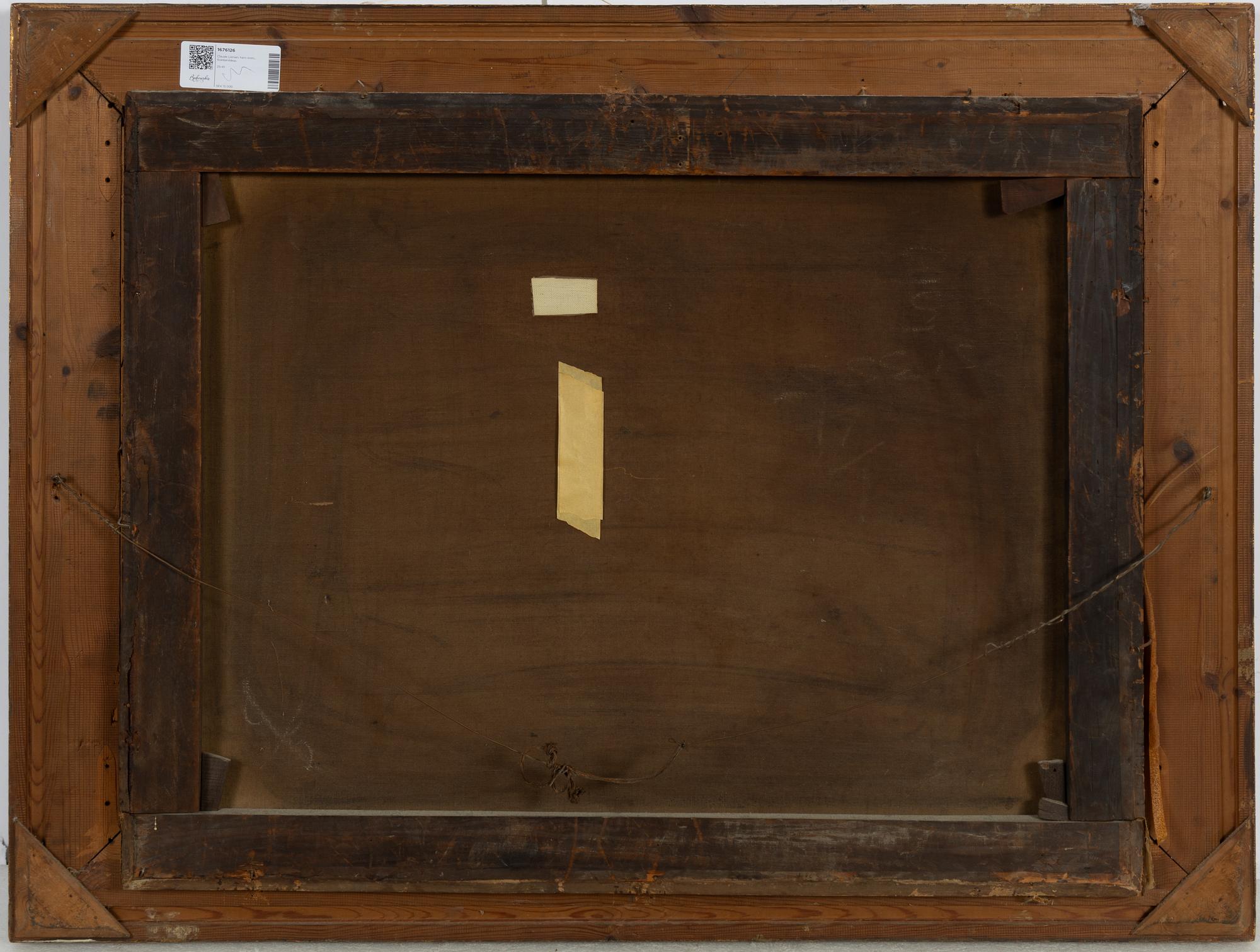 Claude Lorrain, follower of, Ruin landscape.