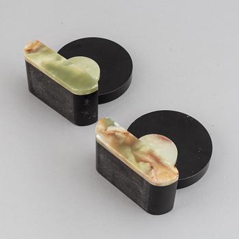 A pair of art déco book ends, 1920/30.