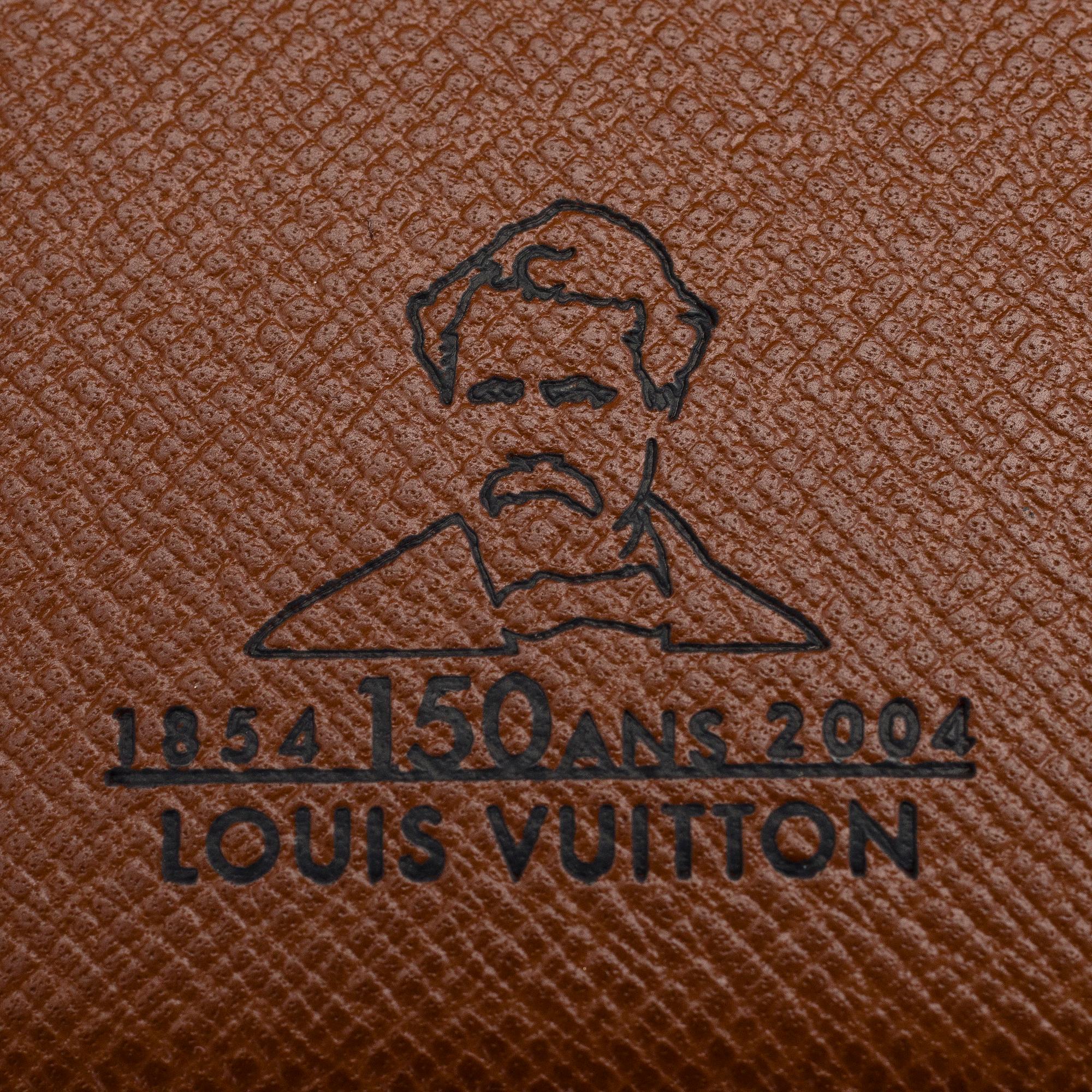 Mini agenda -cover with address book and notepad, for the 150 years of Louis Vuitton in 2004.