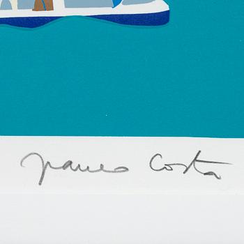 Franco Costa, färgserigrafi, signerad XXX/XXX.