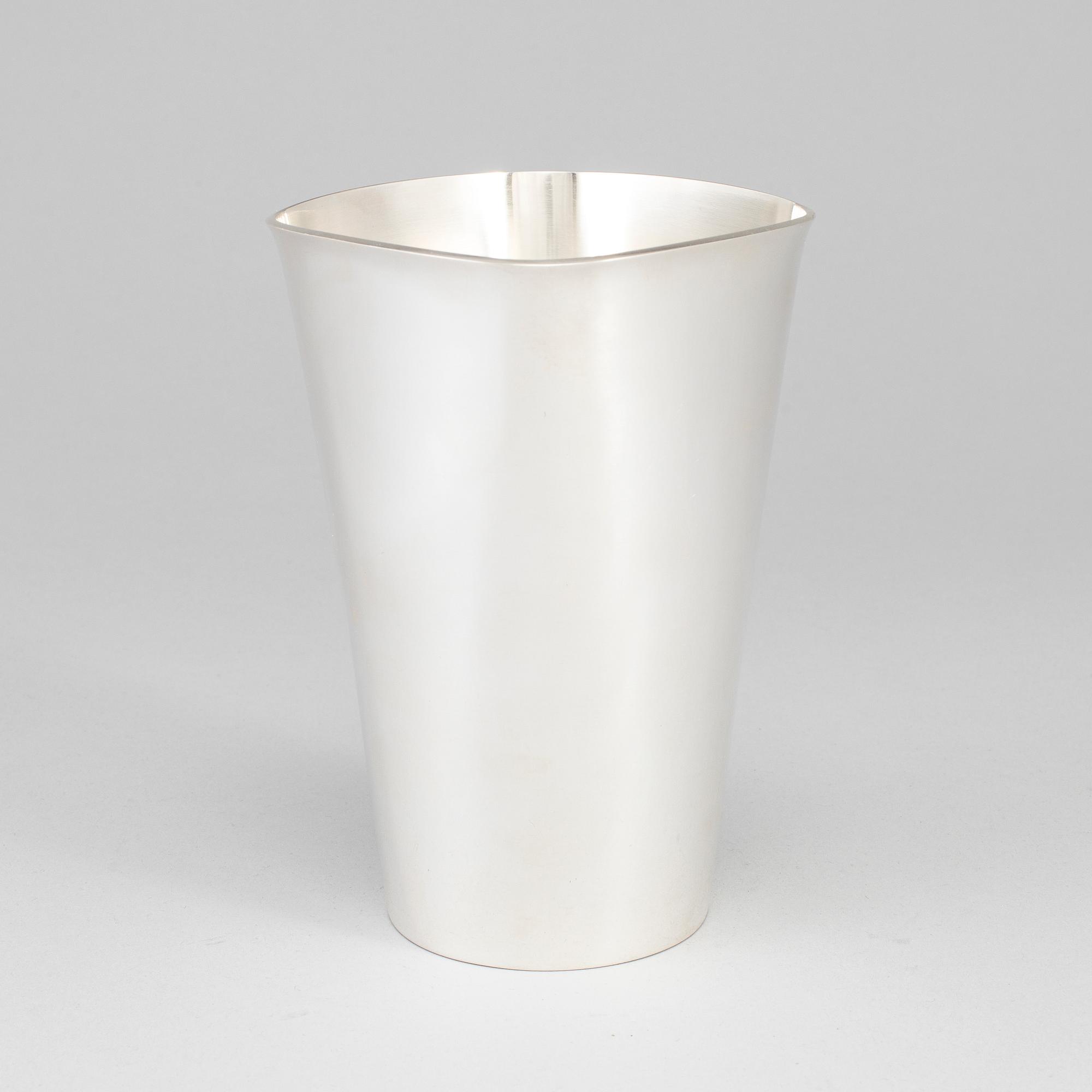VERA FERNGREN, a silver beaker, GAB, Stockholm 1965.