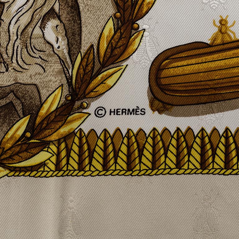 HERMÈS, scarf, 'Napoleon'.