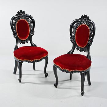 STOLAR, ett par, 1800-talets slut.
