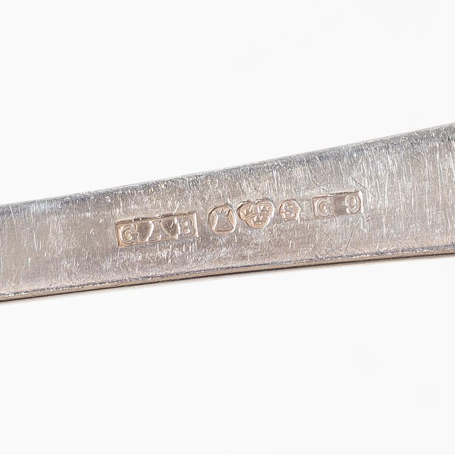 Jacob Ängman, Cutlery set, 50 pieces, silver, “Rosenholm”, GAB.